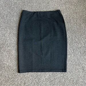 Premise Charcoal Heather Pencil Skirt, Size Medium